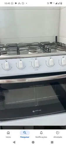 FOGÃO 6 BOCAS ACENDEDOR AUTOMÁTICO AUTO LIMPANTE 