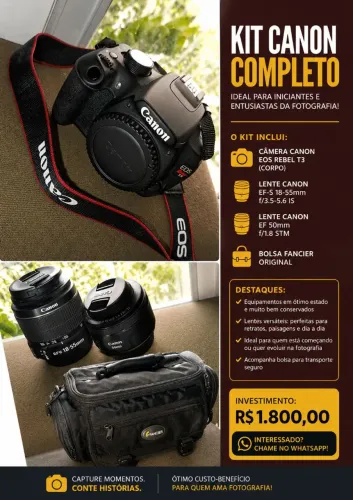 Câmera fotográfica 