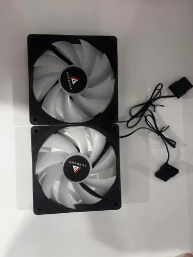Kit 2x Ventoinhas Acegeek RGB 120mm - Estilo e Refrigeração Máxima