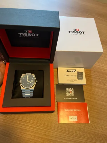 Relógio Tissot PRX Powermatic 80 Azul 40mm - Original Full Set