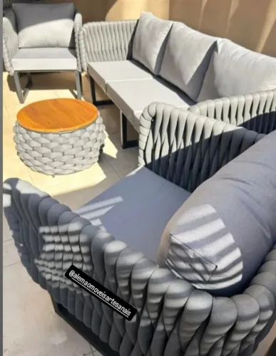 Jogo em tricô náutico 