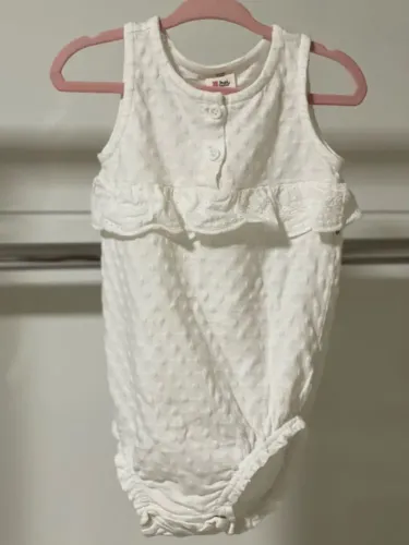 body teddy boom branco 12-18 meses