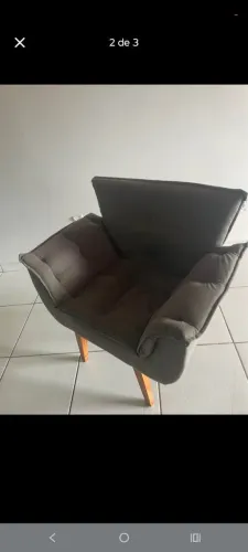 Poltrona seme nova sem marca de uso