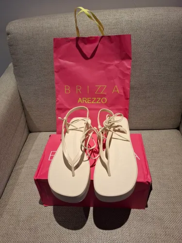 Sandália Rasteira 37 Brizza Arezzo 