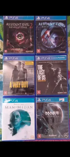 JOGOS DE PS4 ORIGINAIS VENDO E TROCO.