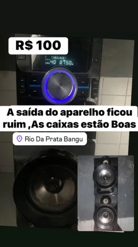  3 Caixas de som /não tem Bluetooth 