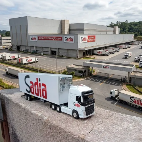 Miniatura caminhão volvo FH welly frigorica escala 1/64 coleção presente i