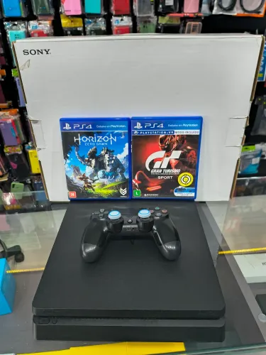 PS4 SLIM 500GB + 2 JOGOS