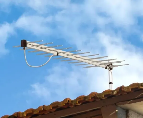 Antena digital instalada 