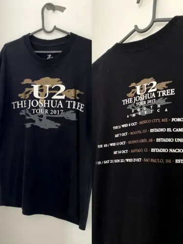 Camisetas U2 e Green Day