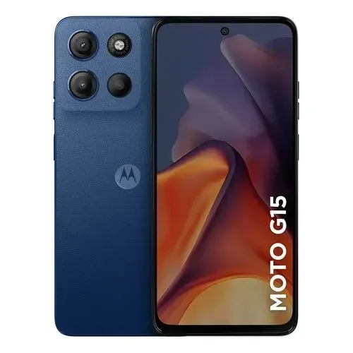 Smartphone Motorola g15 128 GB Azul 4GB de RAM dual SIM tela 6.72 R$650