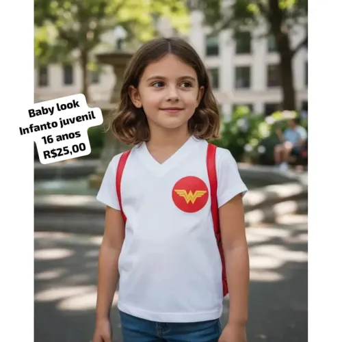 Camiseta infanto-juvenil 