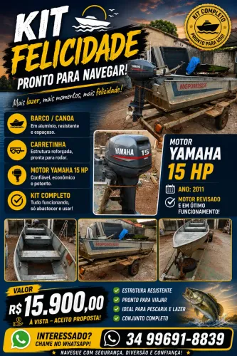 Canoa e motor