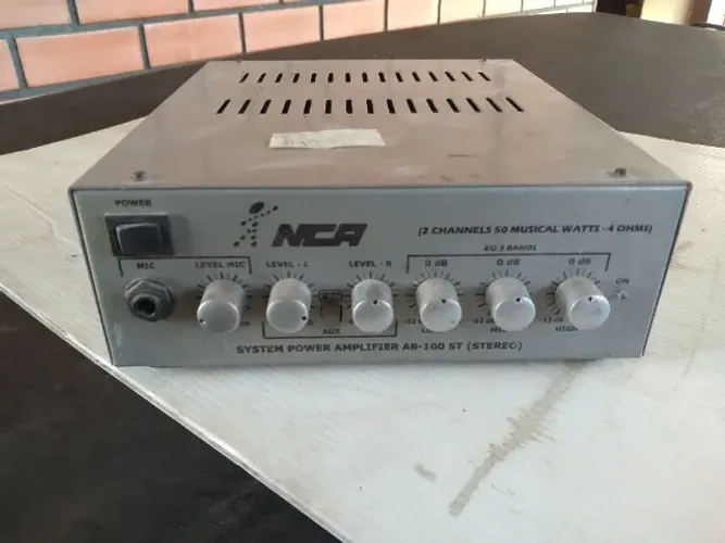 Amplificador / potência INCA AB-100-ST (restauro)