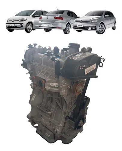 Motor Parcial Gol G7 G8 Voyage Up 1.0 12v 3 Cilindros Flex