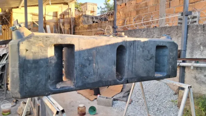 Tanque de combustível para onibus rodoviário