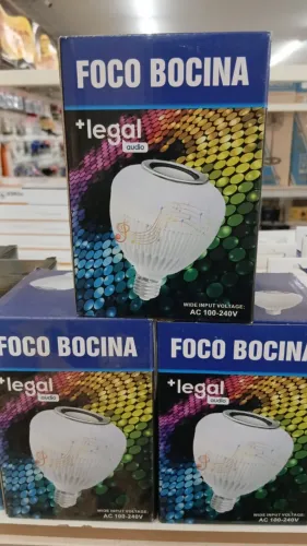 LAMPADA BULBO MUSICAL BLUETOOTH 10W +LEGAL A VISTA R$39,90