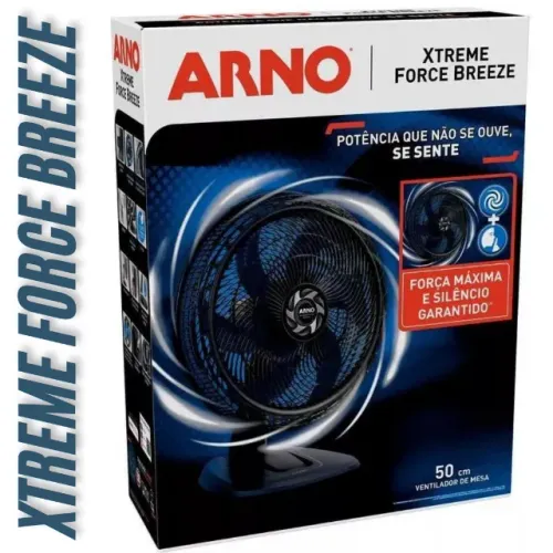 VENTILADOR FURACÃO XTREME FORCE BREEZE 50CM MESA VB50 ARNO 110V E 220V | O MAIS FORTE E SI