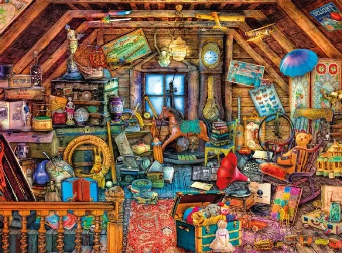 Quebra-cabeça Puzzle 1000 peças  Aimee Stewart Grandma's Attic