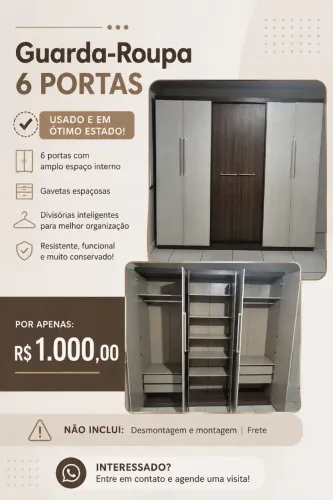 Guarda Roupas 6 portas