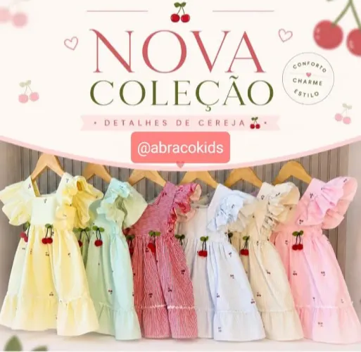 Vende-se lindos vestidos da coleção CEREJINHA