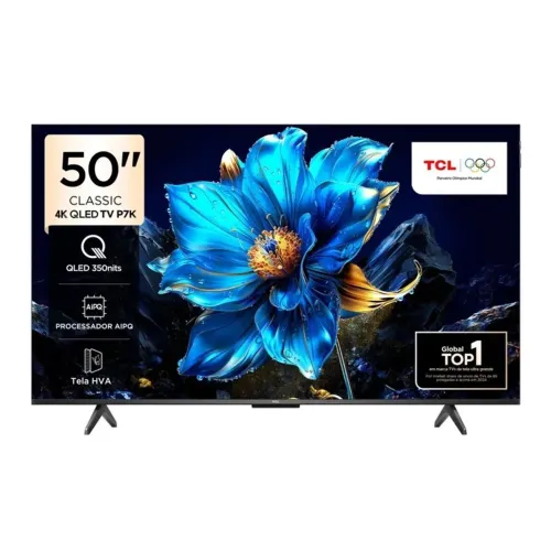 Tv 50 polegadas TCL 4K AI NOVA LACRADA