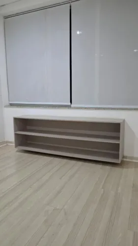 Estante Baixa em MDF Planejado (1,80m) - Livros, Arquivo, Consultório ou Rack