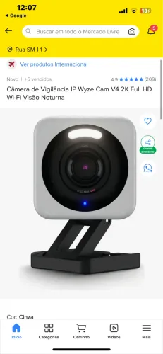 ? CÂMERA DE SEGURANÇA WYZE CAM V4 2K ?