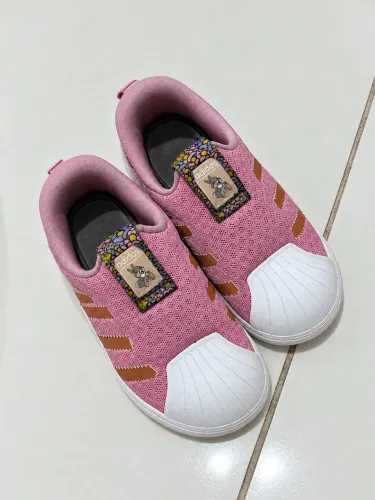 Tênis Adidas Infantil 24 Original Rosa - Lindo e Higienizado
