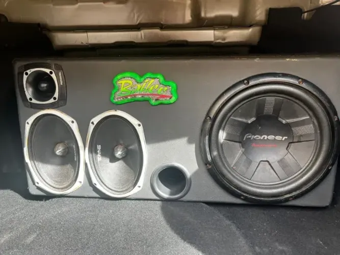 Caixa de som  subwoofer TS-W311D4 + 2 69 snake + caixa