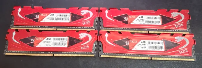 Memórias jazer 2566mhz