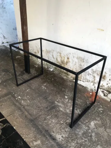Base para Mesa em Aço Metalon 120x60cm