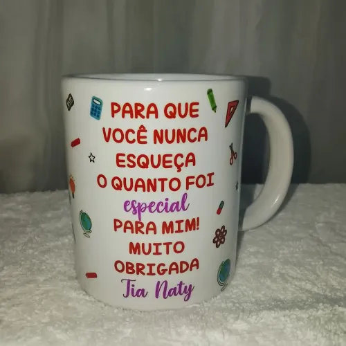 Caneca Personalizada de Porcelana - Fazemos Qualquer Tema