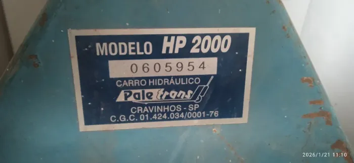 paleteira paletrans-leia as observaçoes por favor