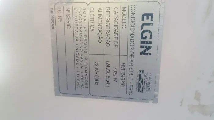 Ar condicionado Inverter 24000BTU