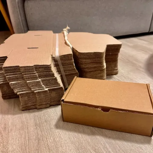 Kit 50 Caixas Kraft para Envios e Loja Virtual