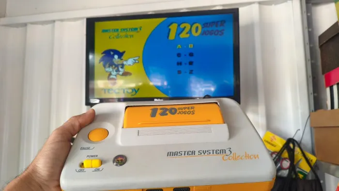 Master system collection 120 super jogos na memória funcionando perfeitamente