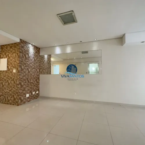 Apartamento com vista livre no canal 2 em Santos-SP