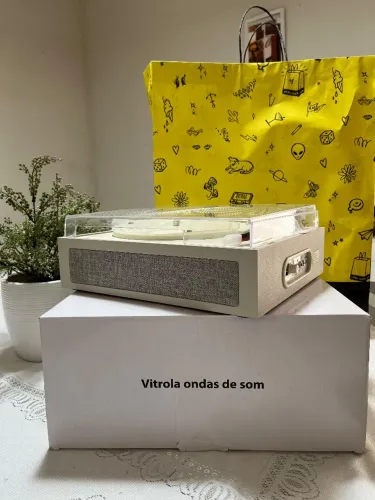 Vitrola Ondas de Som 