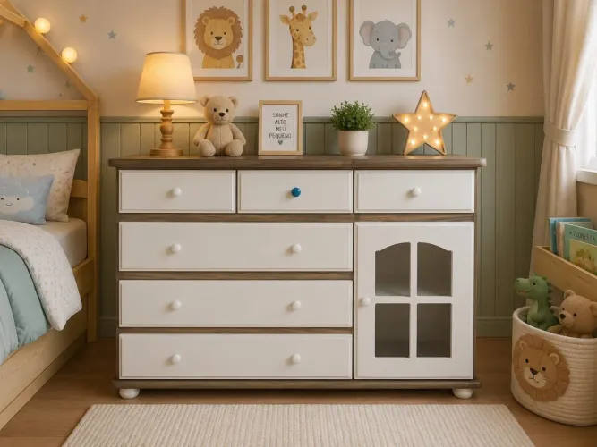 Cômoda infantil 