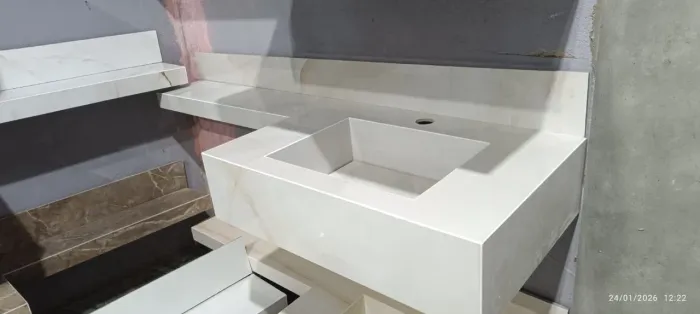 Pia com extensão