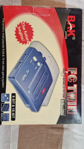 Super Nintendo + Nintendinho em um só LACRADO, produto fabricado pela japonesa BAK em 1992