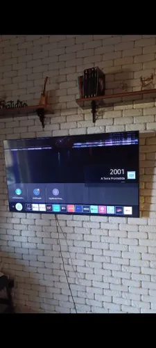 TV Samsung 55 polegadas tela quebrada