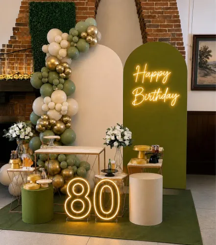 Decoração especial para aniversário 