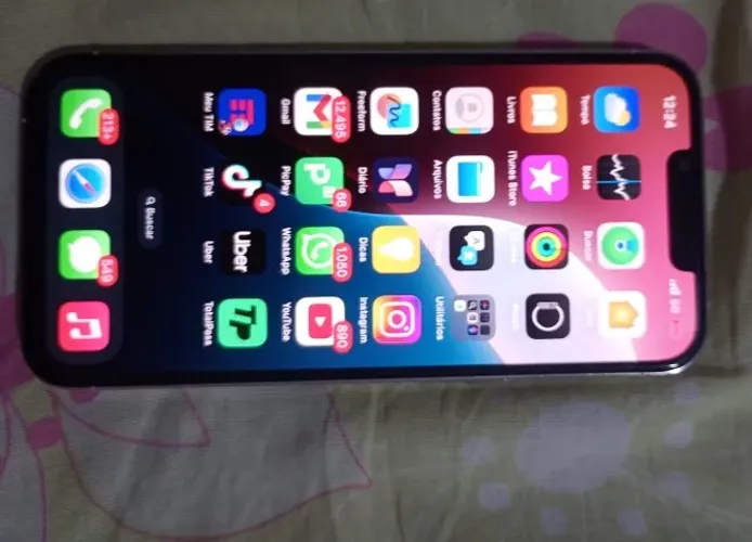 iPhone 13 Pro 128 GB, Branco, saúde da bateria 96%