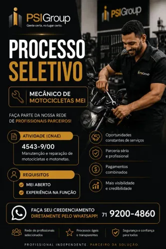Mecânico de Motocicleta - MEI
