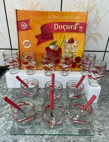 Conjunto de sobremesa CIV doçura 18 peças 