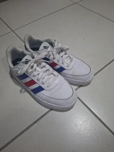 ?Sapato Tênis Adidas Branco Casual Masculino Clássico TAM 39
