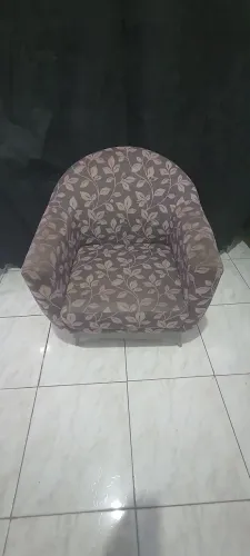 2 Poltronas namoradeiras sofa estampada