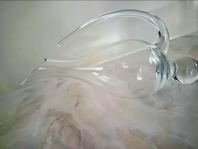 Decanter de vinho de cristal ecológico Bohemia feito a mão de 1500ml.